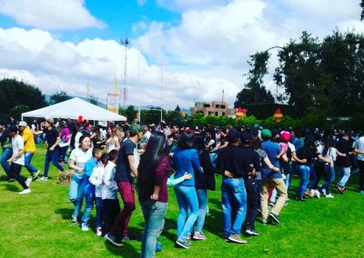 Evento empresarial actividades en grupo