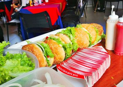 Hamburguesas para refrigerios en Bogotá