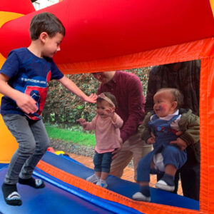 Alquiler inflables saltarín con manchas Bogotá