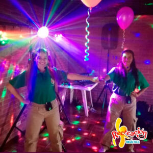 Chiquiteca neón para niños en Bogotá