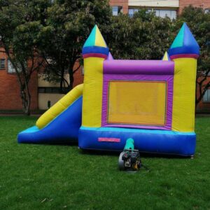 Castillo con deslizador Inflable alquiler Bogotá